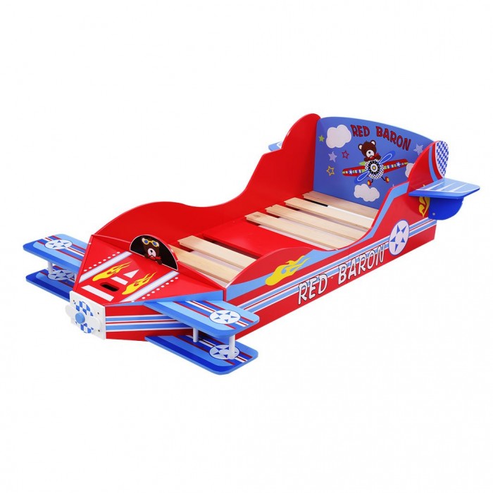 Patut Red Baron pentru copii in forma de avion Airplane cu elice
